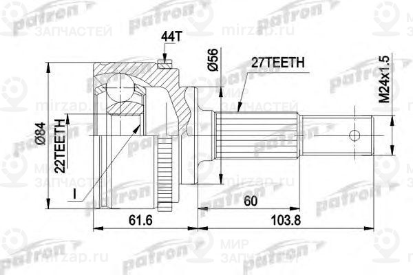 Запчасть PATRON PCV1348