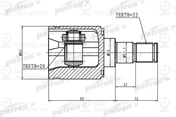 Запчасть PATRON PCV1356