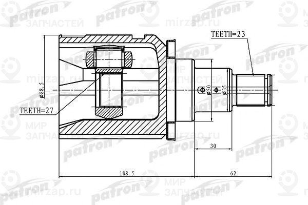 Запчасть PATRON PCV1362