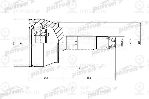 Запчасть PATRON PCV1374