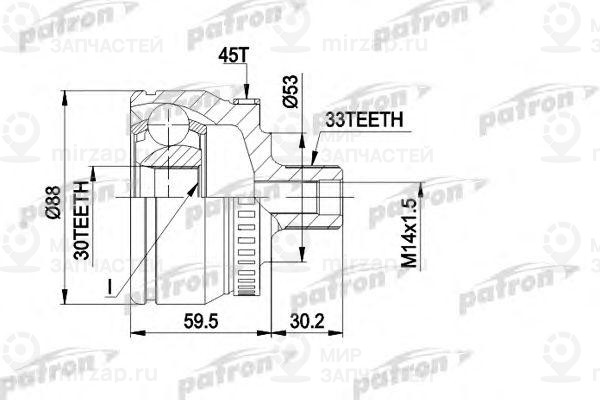 Запчасть PATRON PCV1375