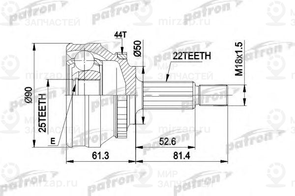 Запчасть PATRON PCV1376