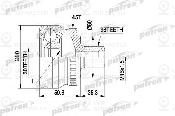 Запчасть PATRON PCV1377