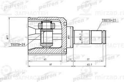 Запчасть PATRON PCV1392