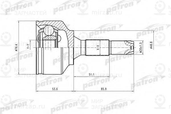 Запчасть PATRON PCV1407