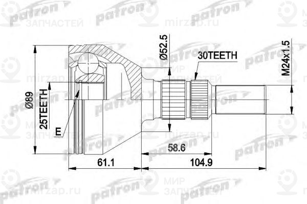 Запчасть PATRON PCV1420