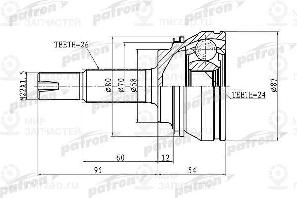 Запчасть PATRON PCV1441