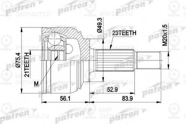 Запчасть PATRON PCV1442