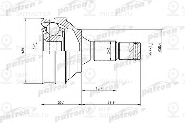 Запчасть PATRON PCV1446