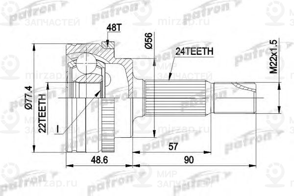 Запчасть PATRON PCV1447