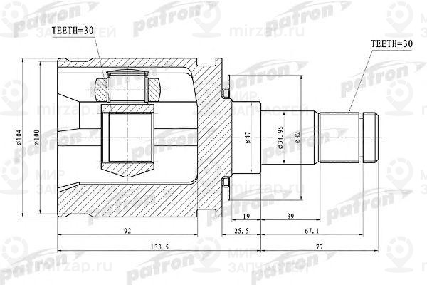 Запчасть PATRON PCV1448