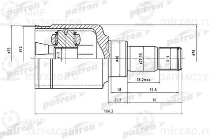 Запчасть PATRON PCV1481