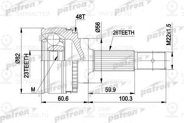 Запчасть PATRON PCV1483