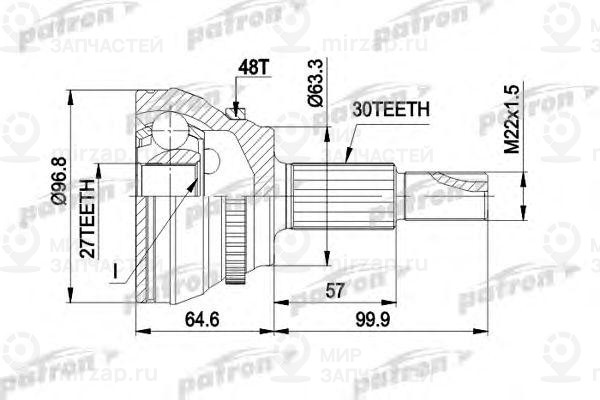 Запчасть PATRON PCV1485