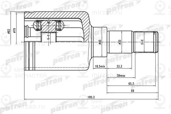 Запчасть PATRON PCV1486
