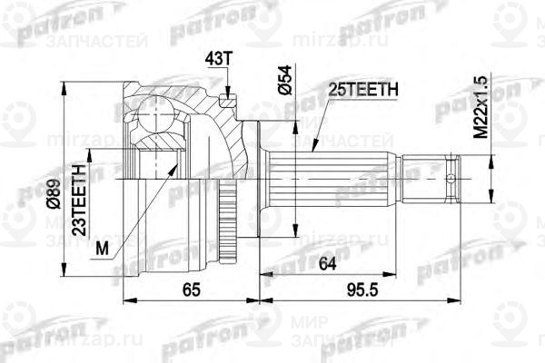 Запчасть PATRON PCV1491