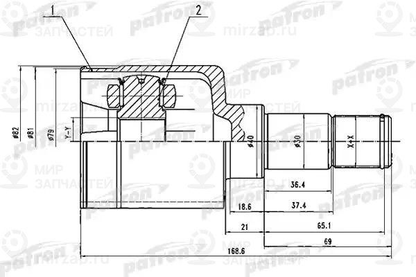 Запчасть PATRON PCV1493