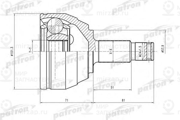 Запчасть PATRON PCV1495