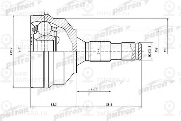 Запчасть PATRON PCV1496