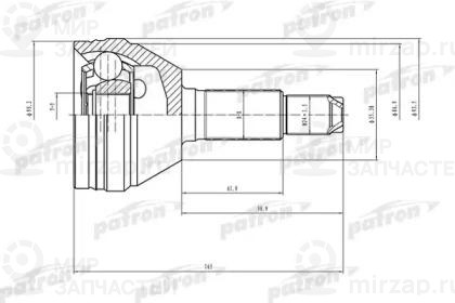 Запчасть PATRON PCV1498