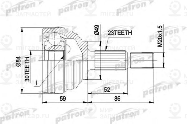 Запчасть PATRON PCV1501