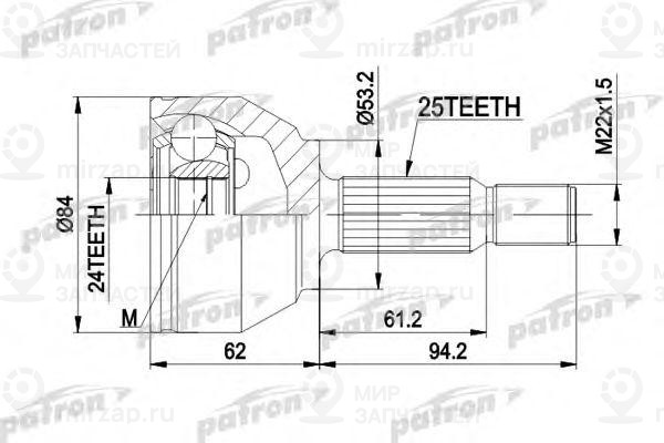 Запчасть PATRON PCV1511