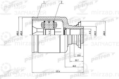 Запчасть PATRON PCV1512