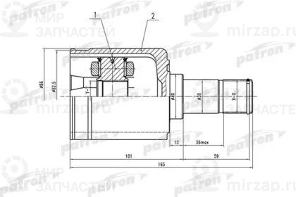 Запчасть PATRON PCV1513
