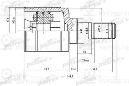 Запчасть PATRON PCV1517