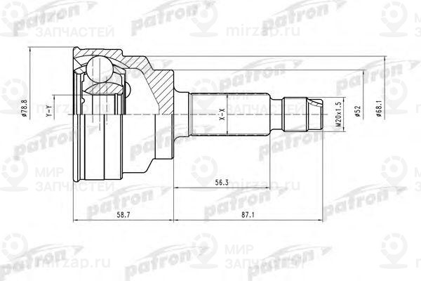 Запчасть PATRON PCV1518