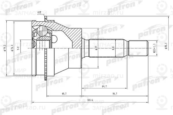 Запчасть PATRON PCV1523