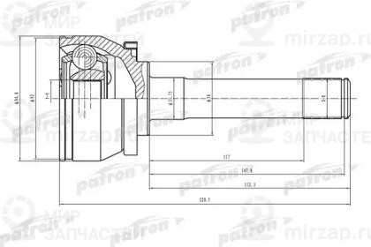 Запчасть PATRON PCV1524