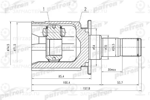 Запчасть PATRON PCV1526