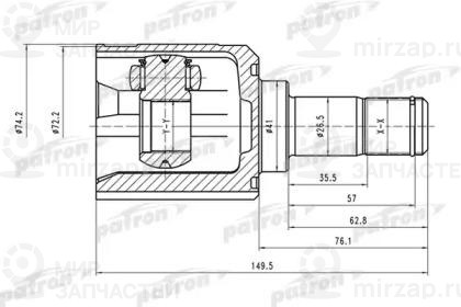 Запчасть PATRON PCV1528