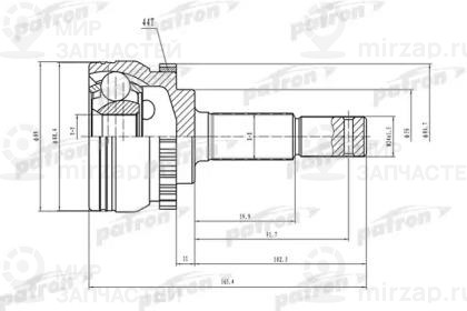 Запчасть PATRON PCV1533