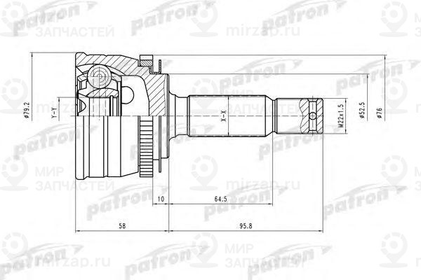 Запчасть PATRON PCV1545