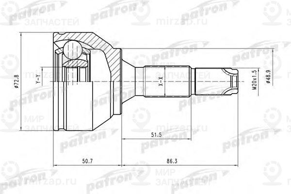 Запчасть PATRON PCV1561