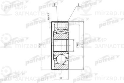 Запчасть PATRON PCV1566