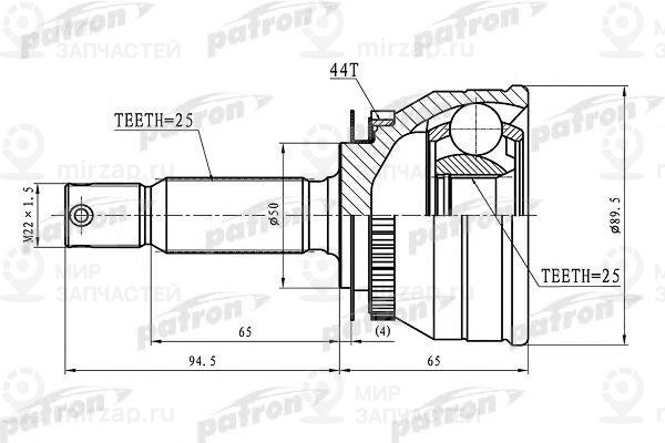 Запчасть PATRON PCV1608