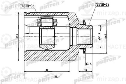 Запчасть PATRON PCV1753