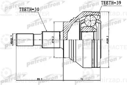 Запчасть PATRON PCV1756