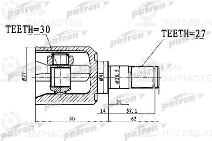 Запчасть PATRON PCV1760