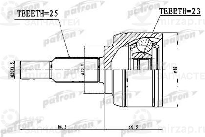Запчасть PATRON PCV1767