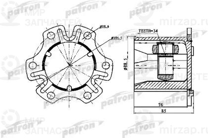 Запчасть PATRON PCV1770