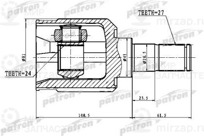 Запчасть PATRON PCV1775