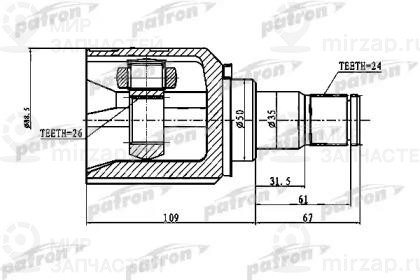 Запчасть PATRON PCV1777