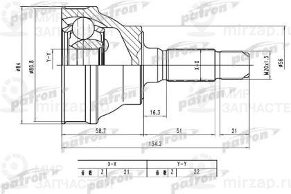 Запчасть PATRON PCV1788