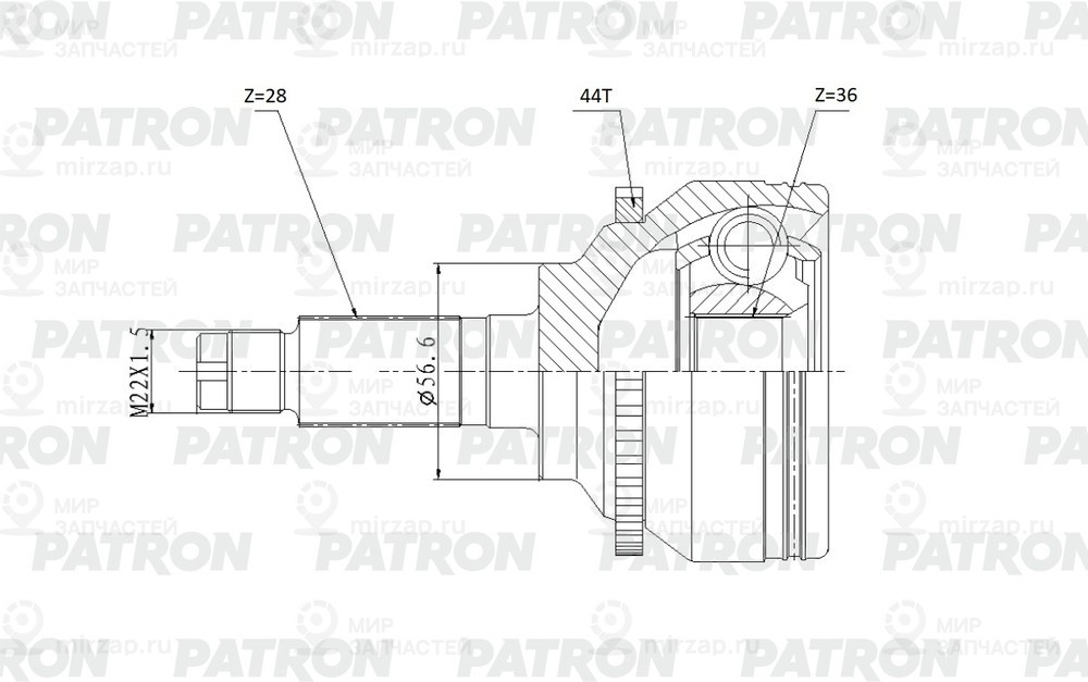 Запчасть PATRON PCV1925