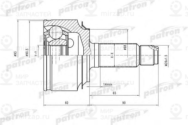 Запчасть PATRON PCV2124