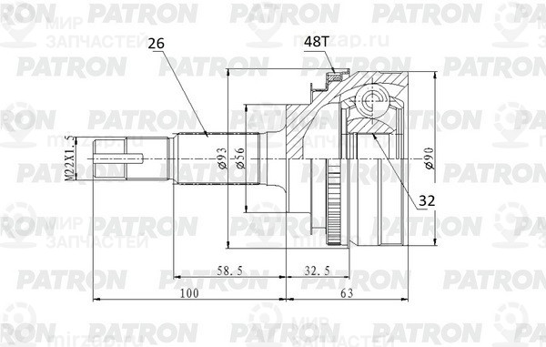 Запчасть PATRON PCV2159